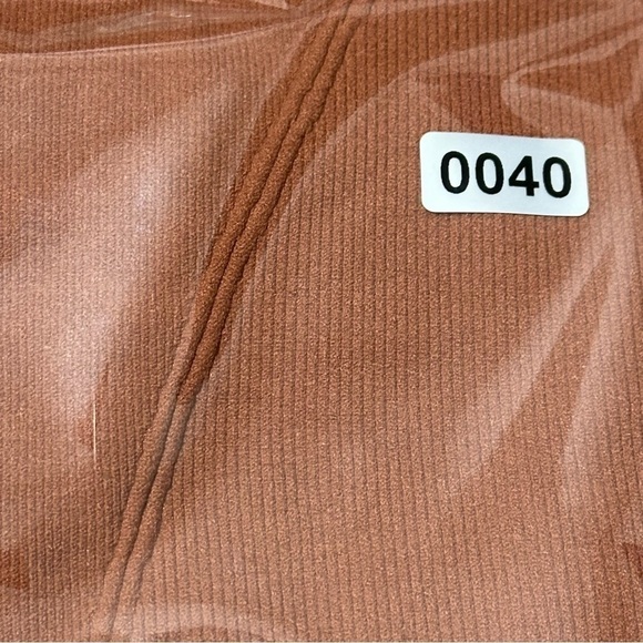 Intimately Free People M Terra Cotta Skinny Spaghetti Strap Thong Back Bodysuit - Picture 6 of 6